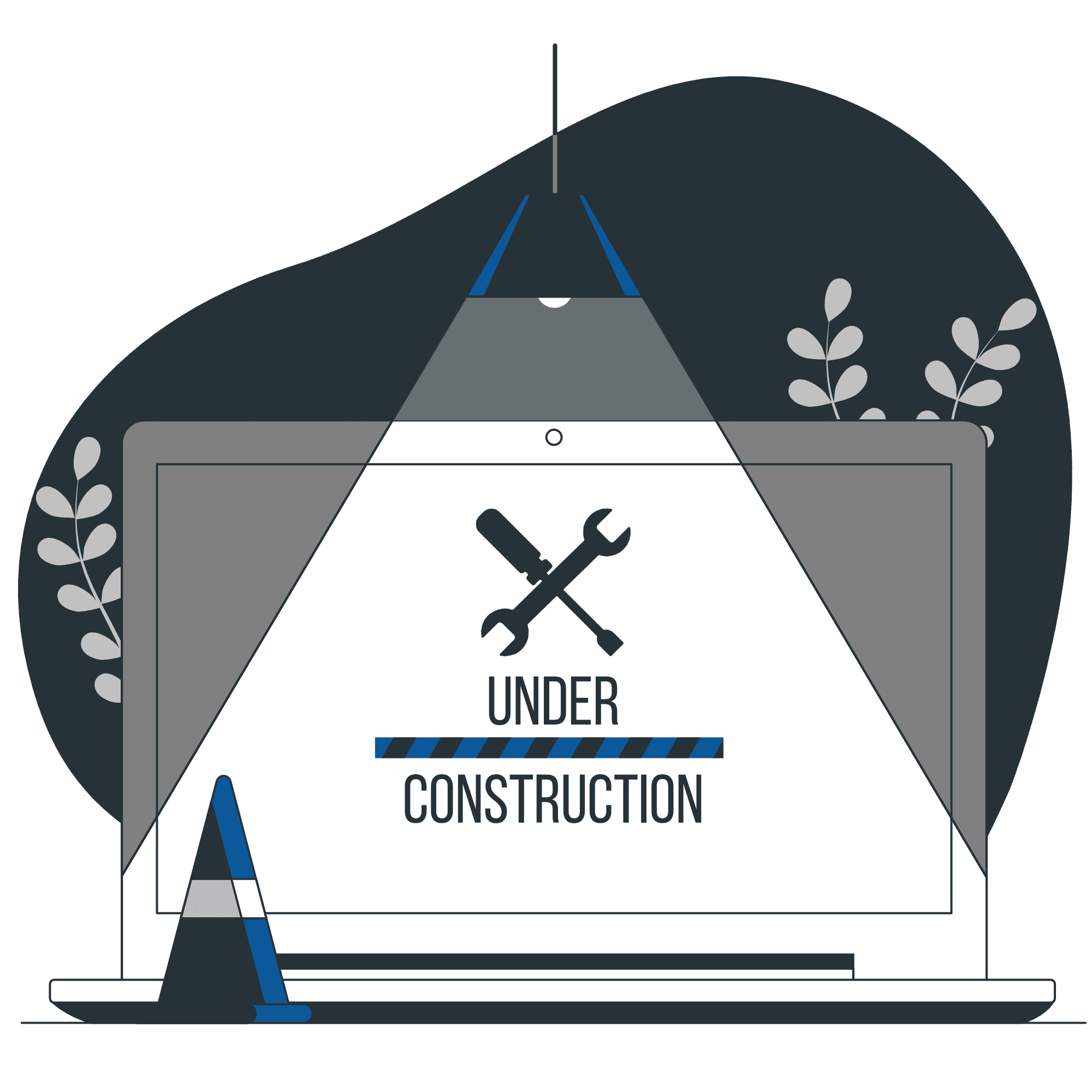 Under construction illustration